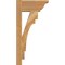 Ekena Millwork Merced Traditional Rough Sawn Outlooker, Western Red Cedar, 6"W x 12"D x 24"H OUT06X12X24MRC01RWR - alternate 3